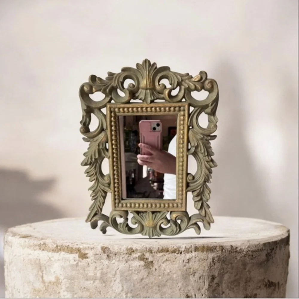 Vintage ornate wall mirror